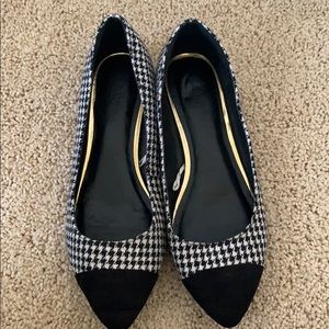 Black Houndstooth Banana Republic Shoes